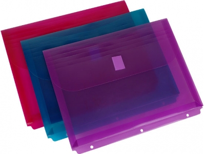 Binder  Wallet with 3 Hole / Velcro Closure  BDS3004